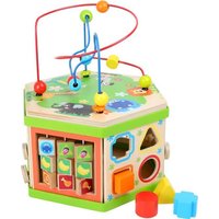 Small foot 4244 - Motorikwürfel Tier-Safari, Spielhöhe: ca. 17cm von Legler