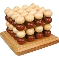Small foot 4462 - Vier in einer Reihe 3D, Holz, 13x13x10cm von Legler