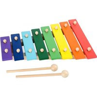 Small foot 4619 - Xylophon Kunterbunt, Kinder-Musikinstrument, Holz, 30x22cm von Legler