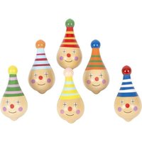 Small foot 6138 - Holzkreisel Clown 6er Set Small foot 6138 - Holzkreisel Clown 6er Set von Legler