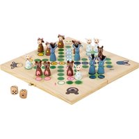 Small foot 6257 - Ludo Farmtiere, Würfelspiel, Holz, 29 cm Small foot 6257 - Ludo Farmtiere, Würfelspiel, Holz, 29 cm von Legler