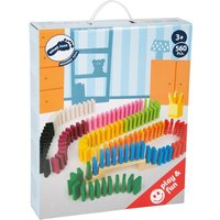 Small foot 6865 - Domino-Rallye XXL, Holz, 560 Teile von Legler