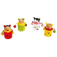 Small foot 7795 - Milchzahndosen Tiere, 4er Set von Legler