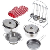 Small foot 8968 - Kochgeschirr Gustav, 13-teilig, Metall Small foot 8968 - Kochgeschirr Gustav, 13-teilig, Metall von Legler