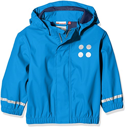 LEGO Wear Baby-Jungen Justice 101-RAIN Jacket Regenjacke, Blau (Blue 556), Gr. 92 von LEGO