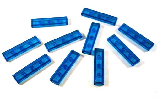 LEGO Bricks – Bügeleisen Lisa (10 Stück, 1 x 4 Zapfen), transparent blau von LEGO