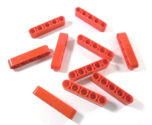 10 Stück LEGO TECHNIC "Liftarm 1x5 Noppen" in Rot. 10 Stück LEGO TECHNIC "Liftarm 1x5 Noppen" in Rot. von LEGO
