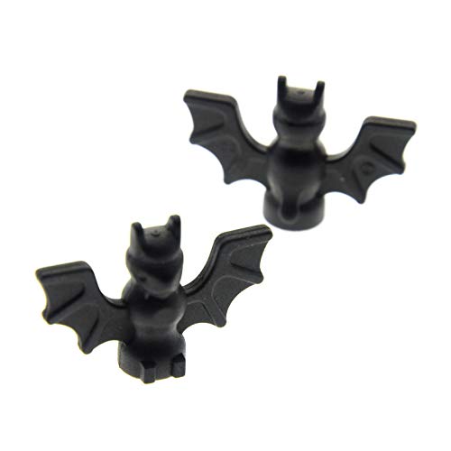 2 x Lego System Tier Fledermaus schwarz Bat Ritter Castle Batman Harry Potter 7783 4709 7074 6029 6007 30103 2 x Lego System Tier Fledermaus schwarz Bat Ritter Castle Batman Harry Potter 7783 4709 7074 6029 6007 30103 von Bausteine gebraucht