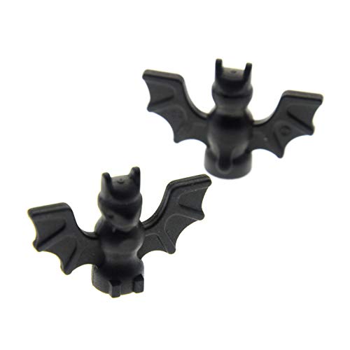 2 x Lego System Tier Fledermaus schwarz Bat Ritter Castle Batman Harry Potter 7783 4709 7074 6029 6007 30103 von LEGO