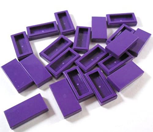 LEGO Bricks – Bügeleisen glatt (20 Stück), 1 x 2 Türen, Violett von LEGO