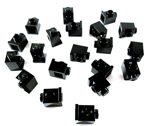 20 Stück LEGO "Lampenstein / Konverter 1x1 Noppen" in Schwarz. von LEGO