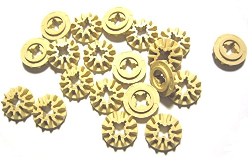 20 Stück LEGO TECHNIC "Zahnrad 12 Zähne" in Beige. von LEGO