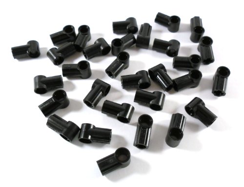 30 Stück LEGO TECHNIC "Achs und Pin Verbinder #1" in Schwarz. von LEGO