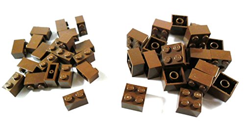 40 Stück LEGO "Stein 20x in 1x2 Noppen und 20x in 2x2 Noppen" Neu-Braun. 40 Stück LEGO "Stein 20x in 1x2 Noppen und 20x in 2x2 Noppen" Neu-Braun. von LEGO