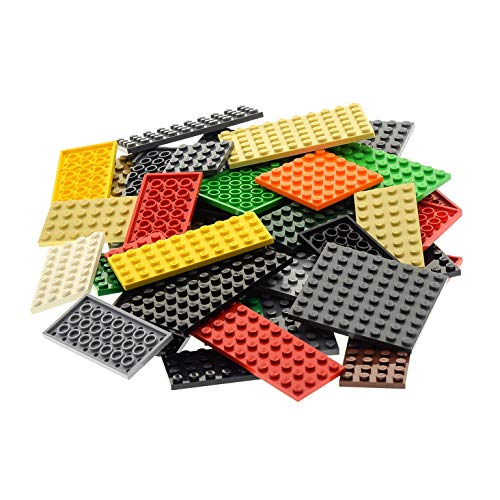 50 Platten Platte zufällig bunt gemischt Bauplatte Grundplatte Lego k1 von LEGO