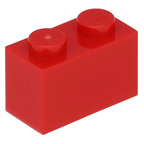 50 x LEGO® Stein 1 x 2 Rot von LEGO