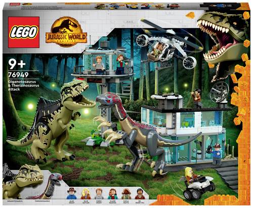 76949 LEGO® JURASSIC WORLD™ Giganotosaurus & Therizinosaurus Angriff von Lego