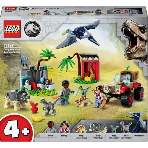 76963 LEGO® JURASSIC WORLD™ Rettungszentrum für Baby-Dinos von Lego