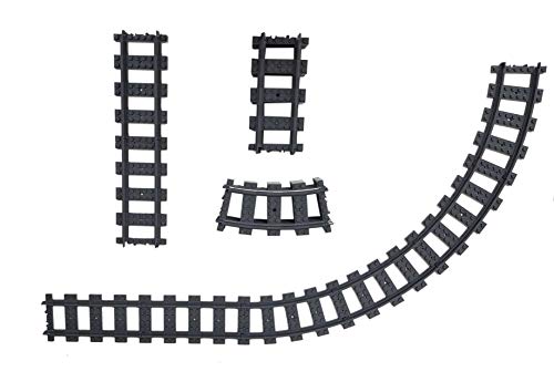 8x Gerade Schienen + 8x Gebogene Kurvenschienen Gleise - Lego Gerade Schienen und Gebogene Gleise, City ferngesteuerter Zug, für Lego City Eisenbahn 8x Gerade Schienen + 8x Gebogene Kurvenschienen Gleise - Lego Gerade Schienen und Gebogene Gleise, City ferngesteuerter Zug, für Lego City Eisenbahn von LEGO