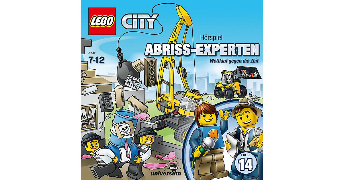 CD LEGO City 14 - Abriss-Experten: Wettlauf gegen die Zeit Hörbuch von Lego