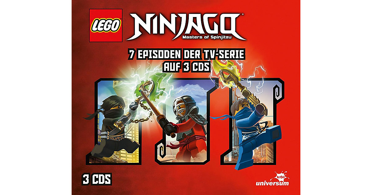 CD LEGO Ninjago - Box 4 (3 CDs) Hörbuch von LEONINE