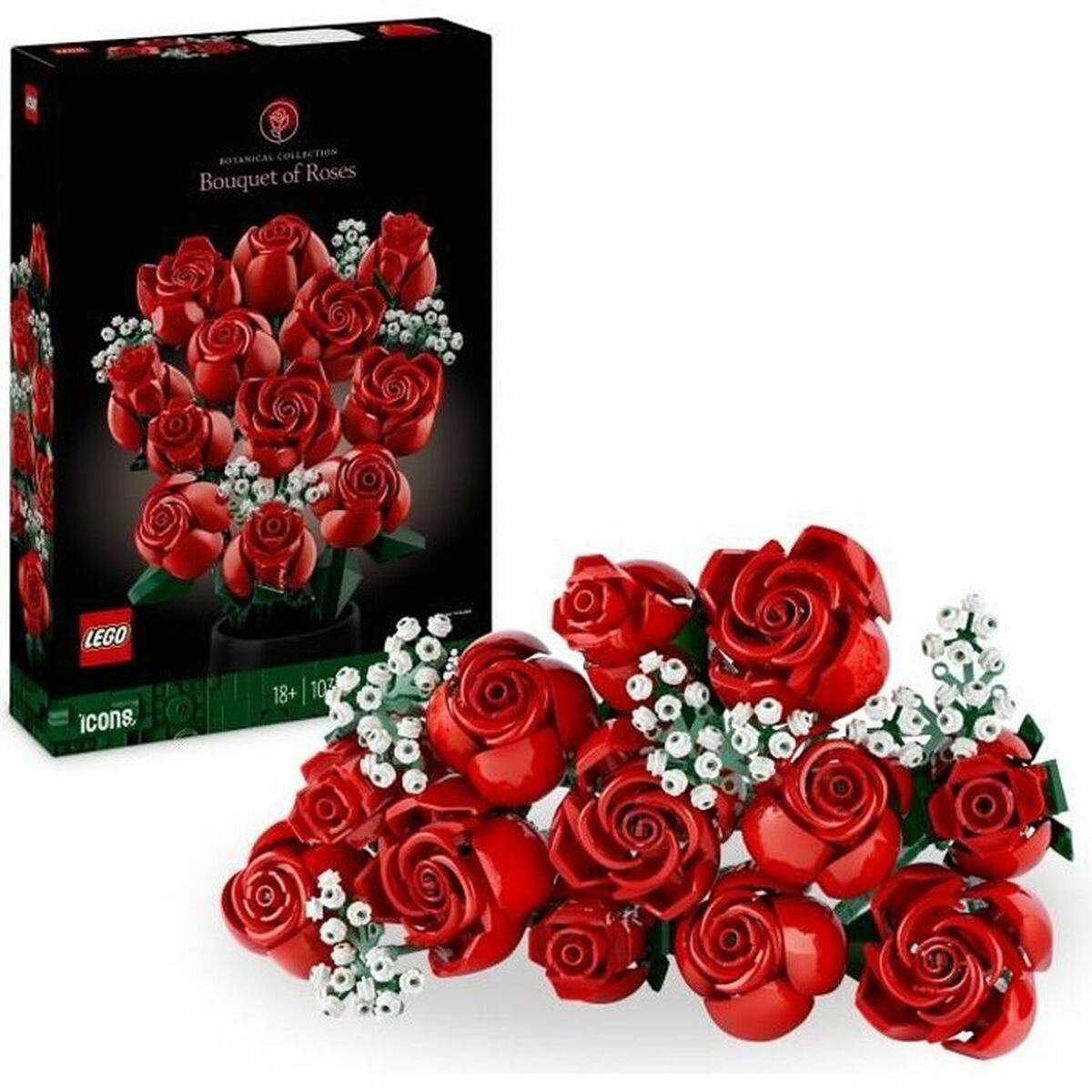 Construction set Lego 10328 Bouquet of Roses Multicolour 822 Pieces von Lego