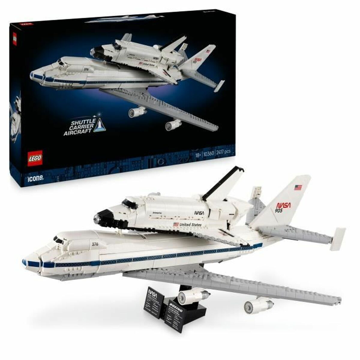 Construction set Lego 10360 Shuttle Carrier Aircraft 2417 Pieces von Lego