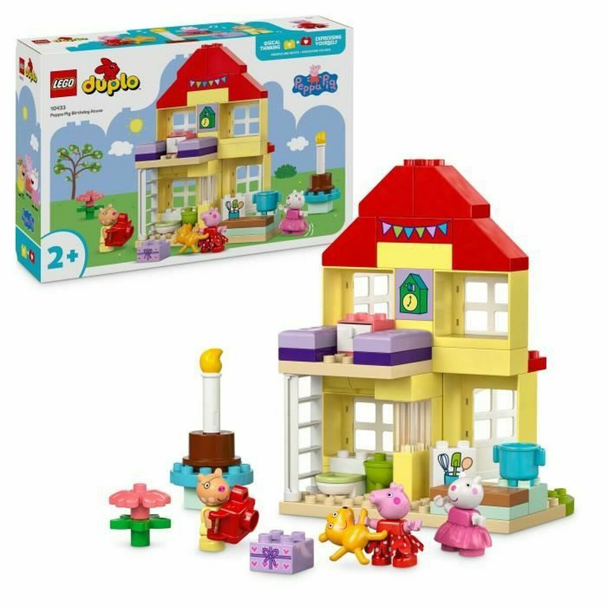 Construction set Lego 10433 Peppa Pig's Birthday Party Multicolour 59 Pieces von Lego