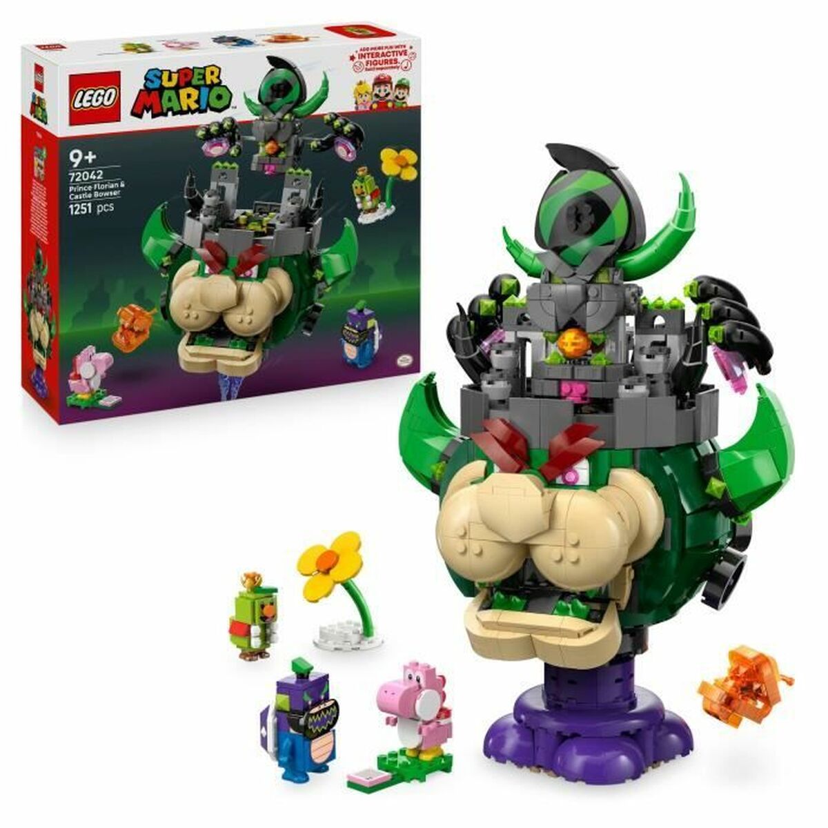 Construction set Lego 72042 Prince Florian and Castle Bowser 1251 Pieces von Lego