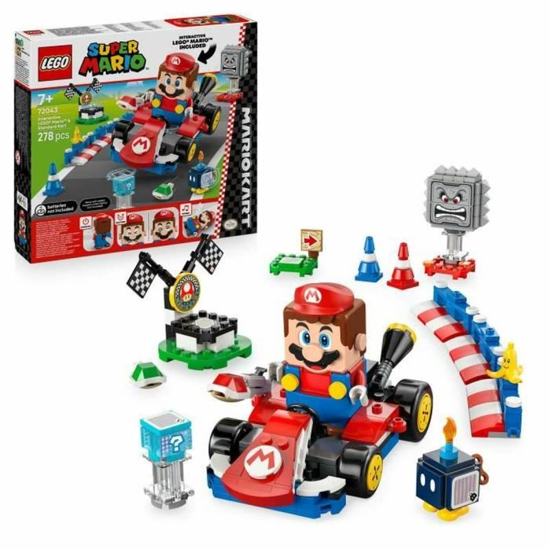 Construction set Lego 72043 Interactive LEGO Mario and Standard Kart 278 Pieces von Lego