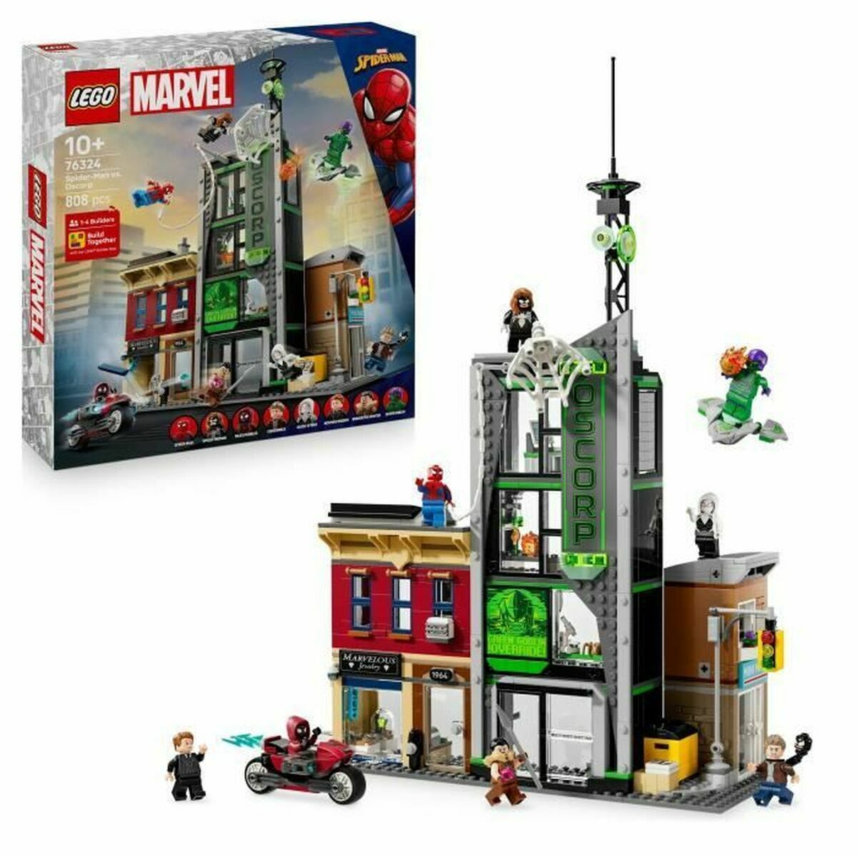 Construction set Lego 76324 Spider-Man VS Oscorp 808 Pieces von Lego