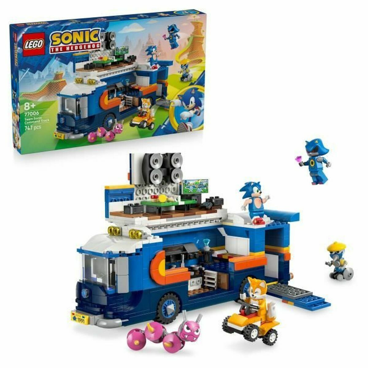 Construction set Lego 77006 Team Sonic Command Truck 747 Pieces Construction set Lego 77006 Team Sonic Command Truck 747 Pieces von Lego