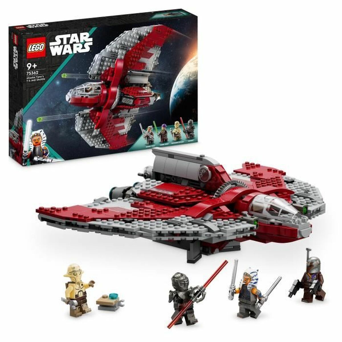 Construction set Lego Star Wars 75362 Ahsoka Tano's T6 Jedi Shuttle Multicolour 599 Pieces von Lego