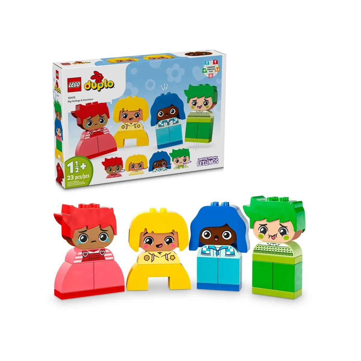 Konstruktionsspiel Lego 10415 Big Feelings & Emotions Bunt von Lego