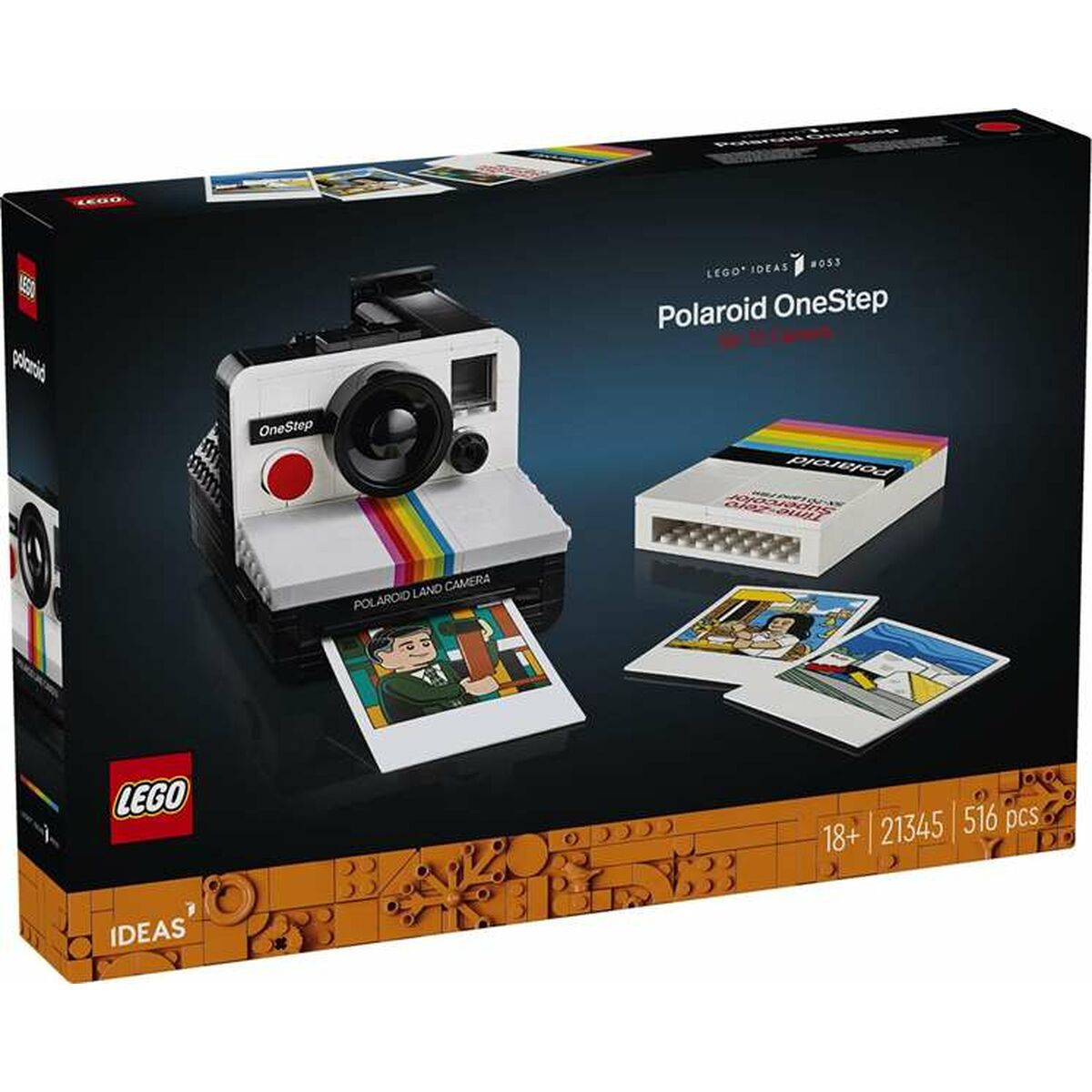 Konstruktionsspiel Lego 21345 Polaroid OneStep SX-70 516 Stücke Konstruktionsspiel Lego 21345 Polaroid OneStep SX-70 516 Stücke von Lego