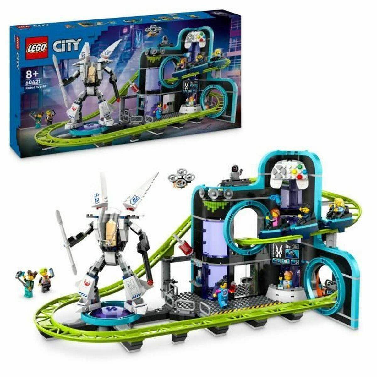Konstruktionsspiel Lego 60421 Robot World Amusement Park Bunt Konstruktionsspiel Lego 60421 Robot World Amusement Park Bunt von Lego
