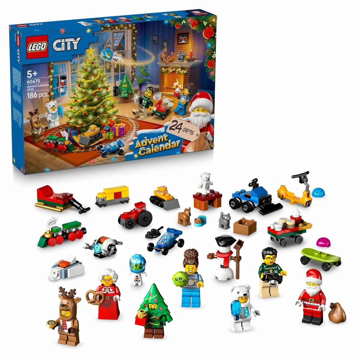 Konstruktionsspiel Lego 60475 Advent Calender 2025 City 186 Stücke von Lego