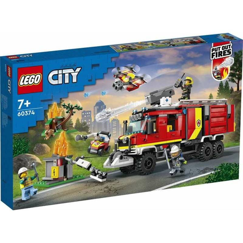 Konstruktionsspiel Lego City Mobile Fire Control Unit 60374 502 Stücke von Lego