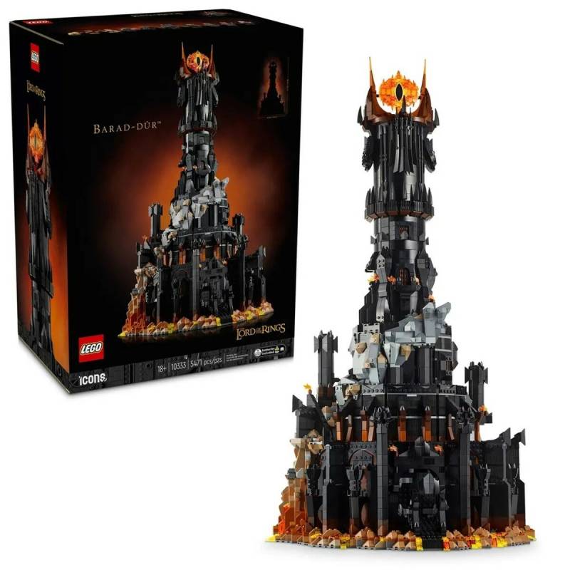 Konstruktionsspiel Lego ICONS 10333 The Lord of the Rings: Barad-dûr 5471 Stücke von Lego