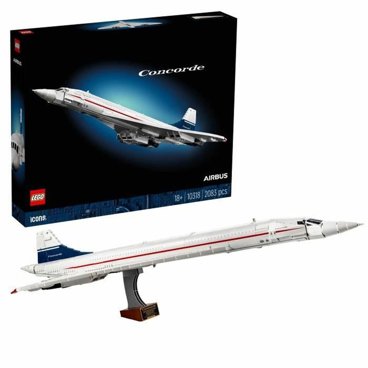 Konstruktionsspiel Lego Icons Concorde von Lego