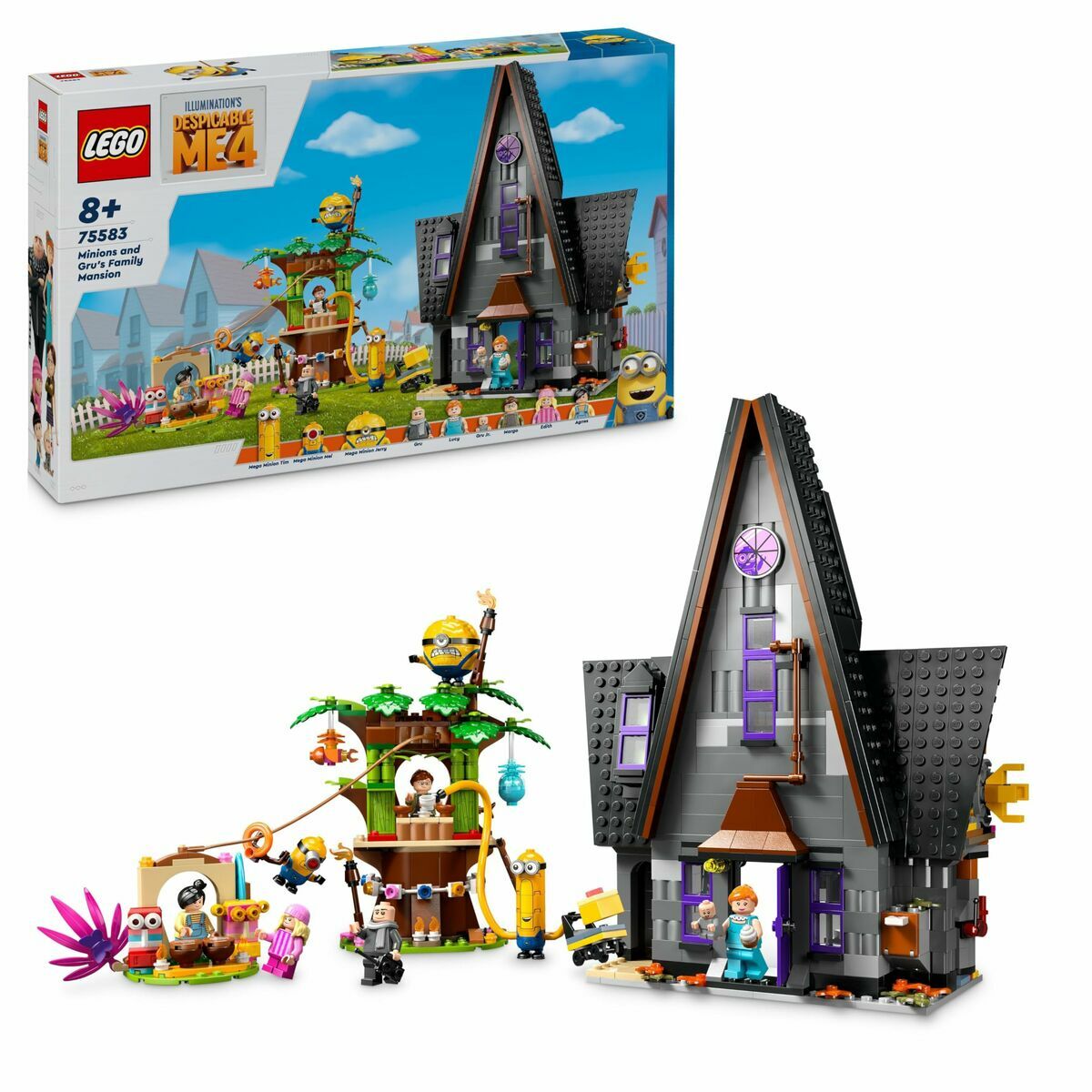 Konstruktionsspiel Lego Minions y la mansión familiar de Gru von Lego