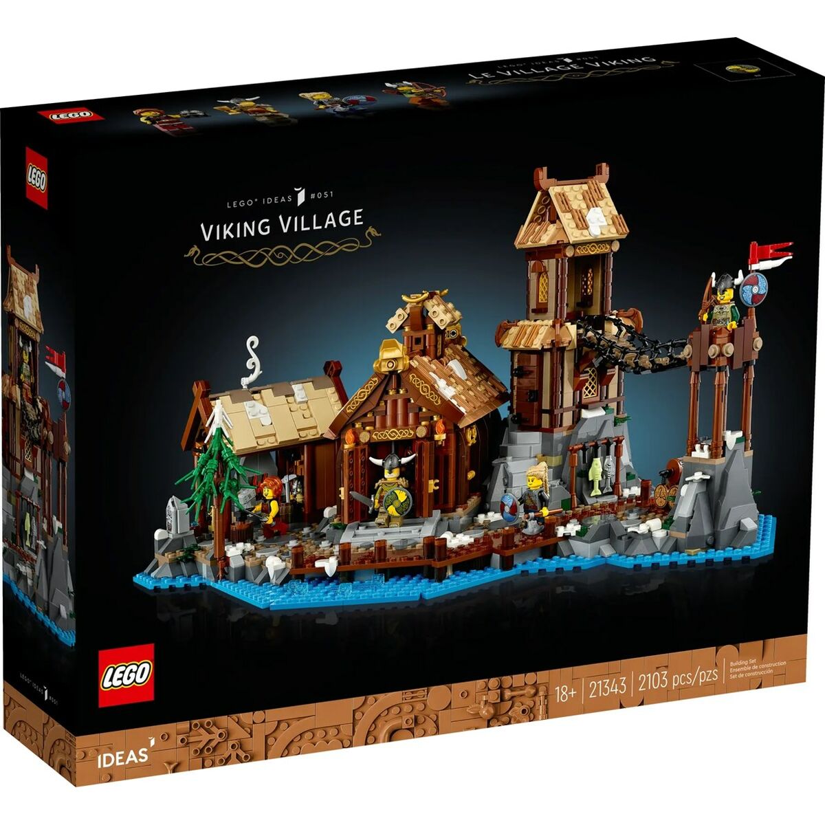 Konstruktionsspiel Lego PUEBLO VIKINGO 2103 Piezas Konstruktionsspiel Lego PUEBLO VIKINGO 2103 Piezas von Lego
