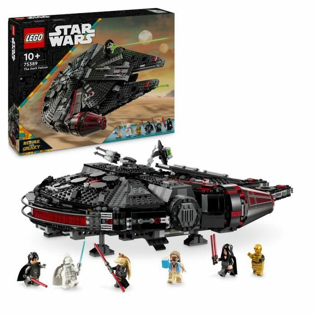 Konstruktionsspiel Lego Star Wars 75389 Black Falcon Bunt 1579 Stücke von Lego