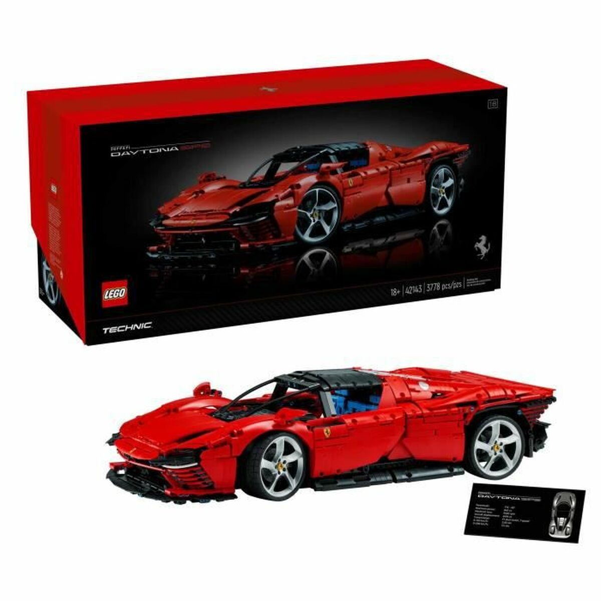Konstruktionsspiel Lego Technic 42143 Ferrari Daytona SP3 Bunt 3778 Stücke Konstruktionsspiel Lego Technic 42143 Ferrari Daytona SP3 Bunt 3778 Stücke von Lego