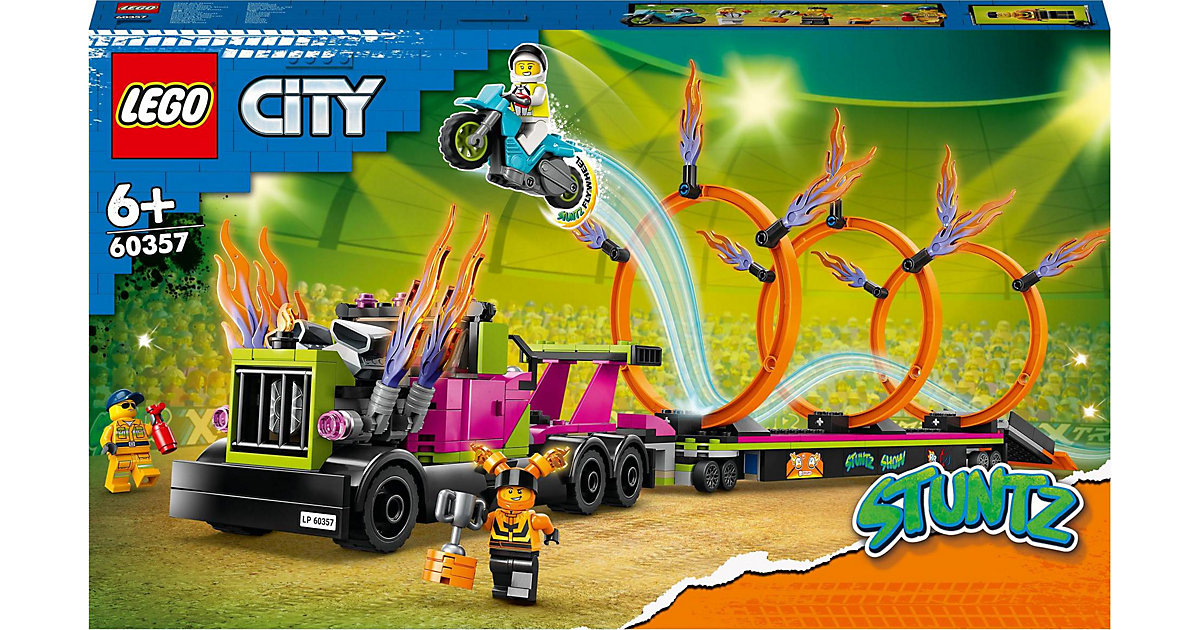 LEGO® City Stuntz 60357 Stunttruck mit Feuerreifen-Challenge von Lego