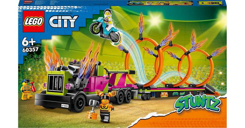 LEGO® City Stuntz 60357 Stunttruck mit Feuerreifen-Challenge von Lego