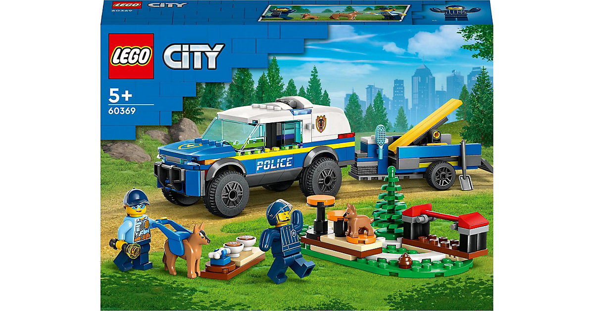 LEGO® City 60369 Mobiles Polizeihunde-Training von Lego