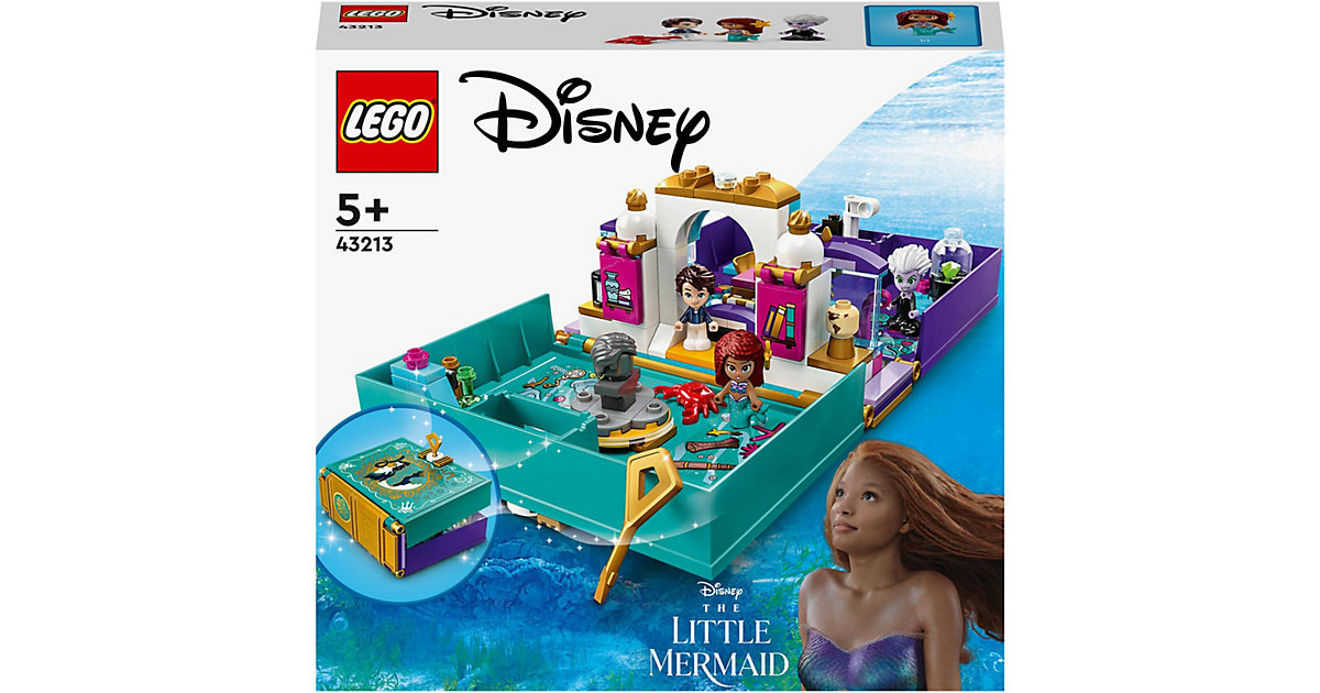 LEGO® Disney Princess 43213 Die kleine Meerjungfrau – Märchenbuch von Lego