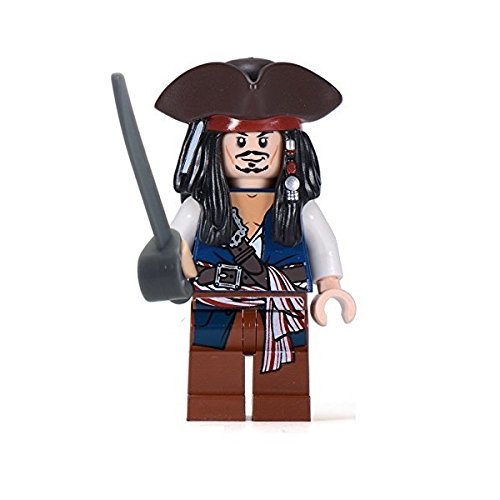 LEGO® Fluch der Karibik / Pirates of the Caribbean™ Minifigur Jack Sparrow mit Dreispitz seltene Version wie aus 30133 von LEGO