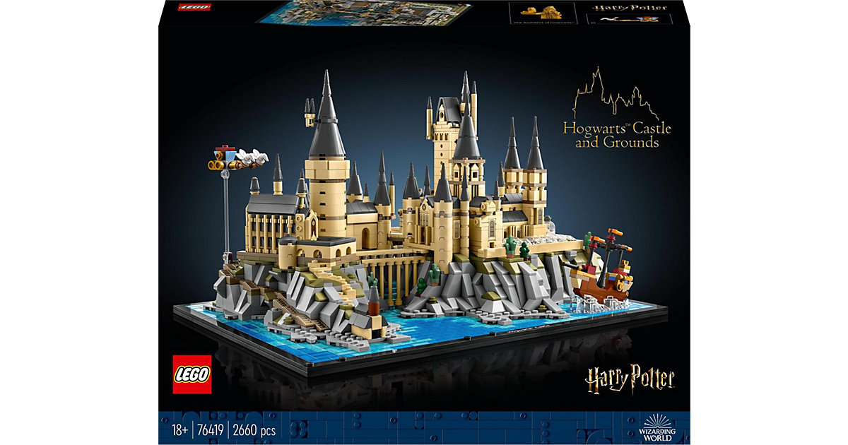 LEGO® Harry Potter 76419 Schloss Hogwarts mit Schlossgelände von Lego